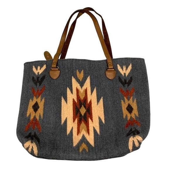 Sparrows Song Handbags - NWT handmade Tote Bag native saddlebag purse Leather Straps Handmade